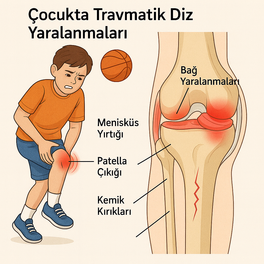 çocukta diz ağrısı